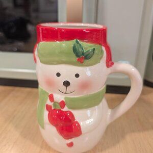 BAY ISLAND 6” CHRISTMAS BEAR Candy Cane MISTLETOE 2019